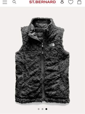 The North Face Kids Black Fleece Vest